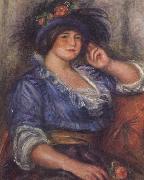 Young Girl with a Rose (Mme Colonna Romano) renoir